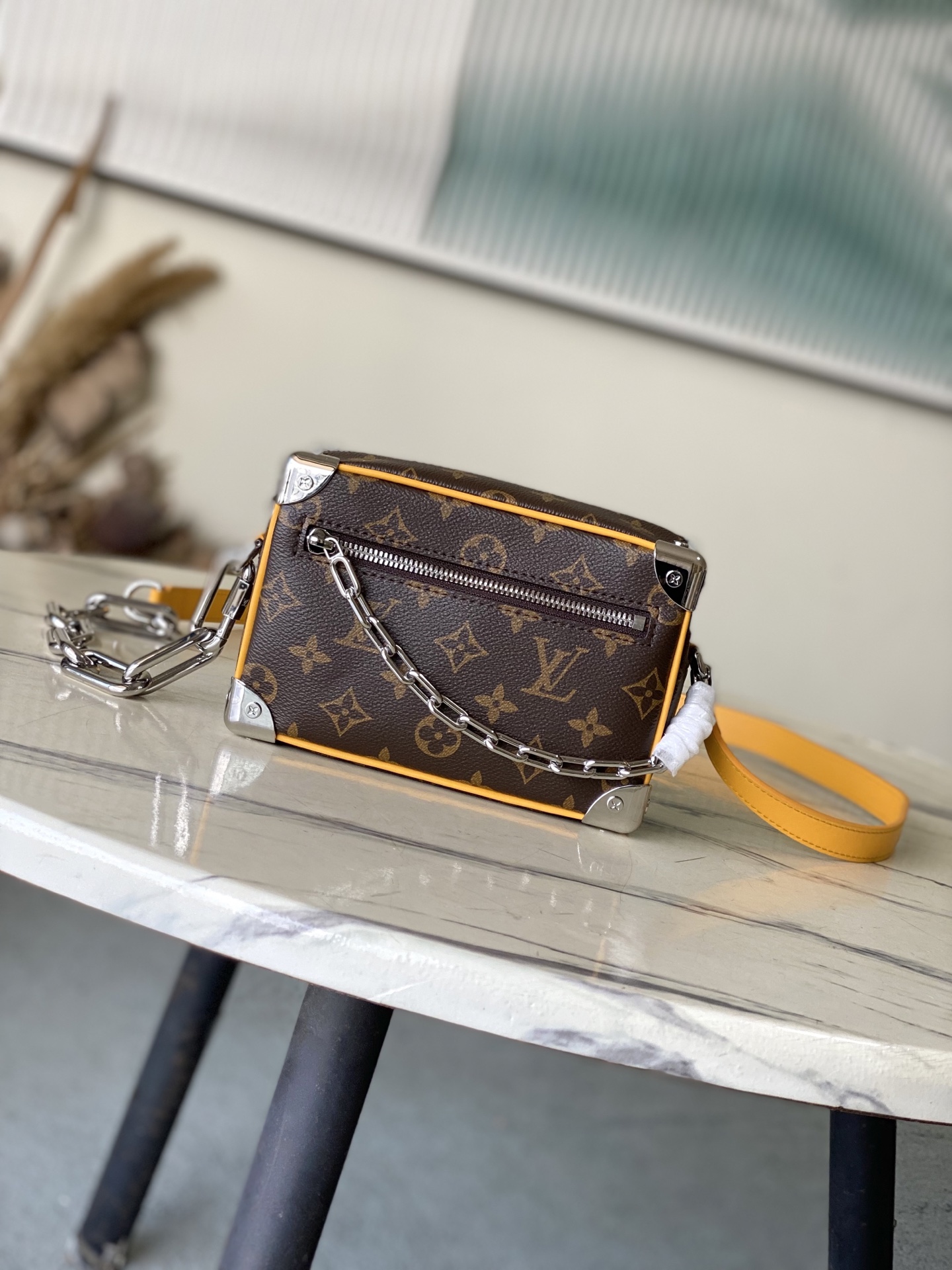 Bagsaaa LV M12767 Mini Soft Trunk Safran Yellow - 18.5cm