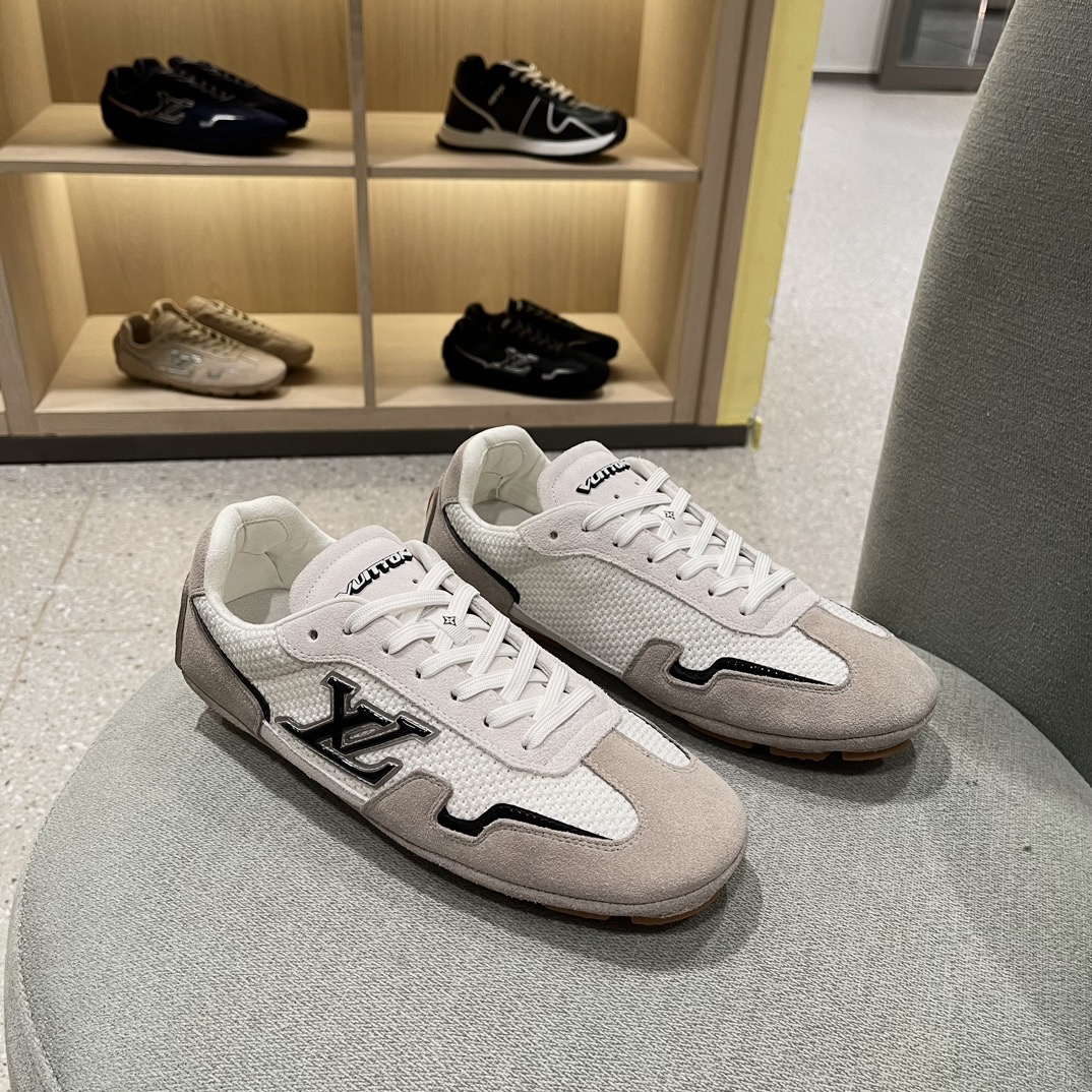 Bagsaaa LV Rally Sneaker Gray/White