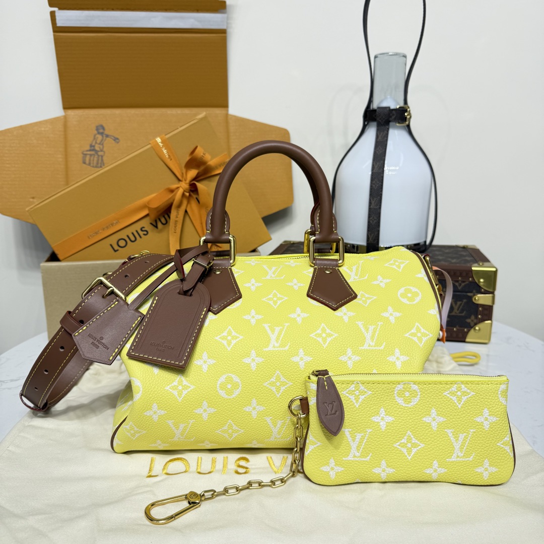 Bagsaaa LV M15242 Speedy P9 Bandoulière 30 Yellow - 32cm