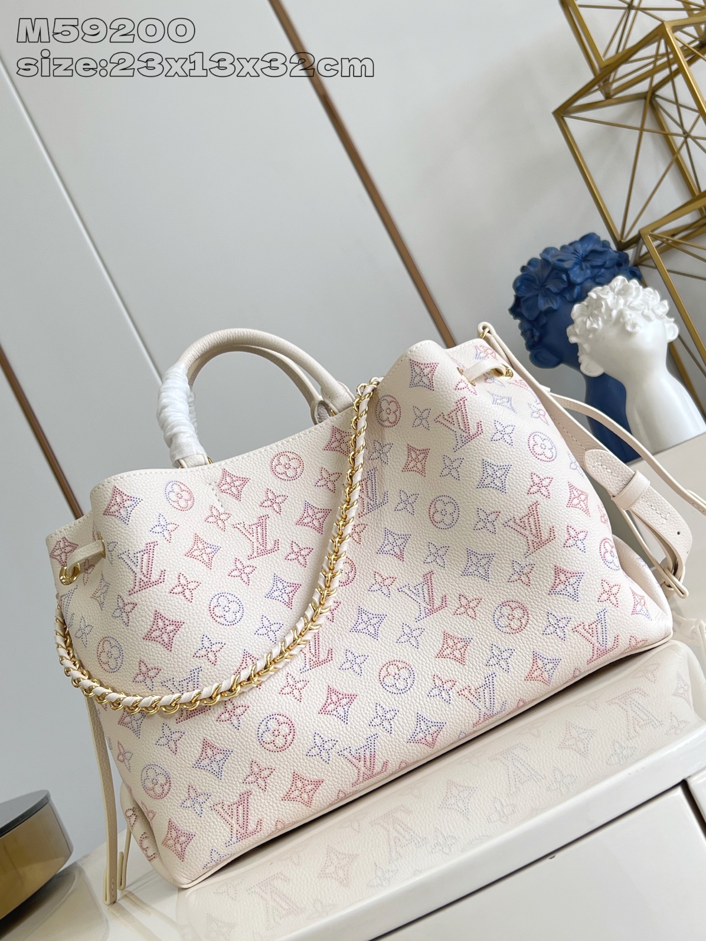 Bagsaaa LV M15116 Bella Tote Dream Cream - 32cm