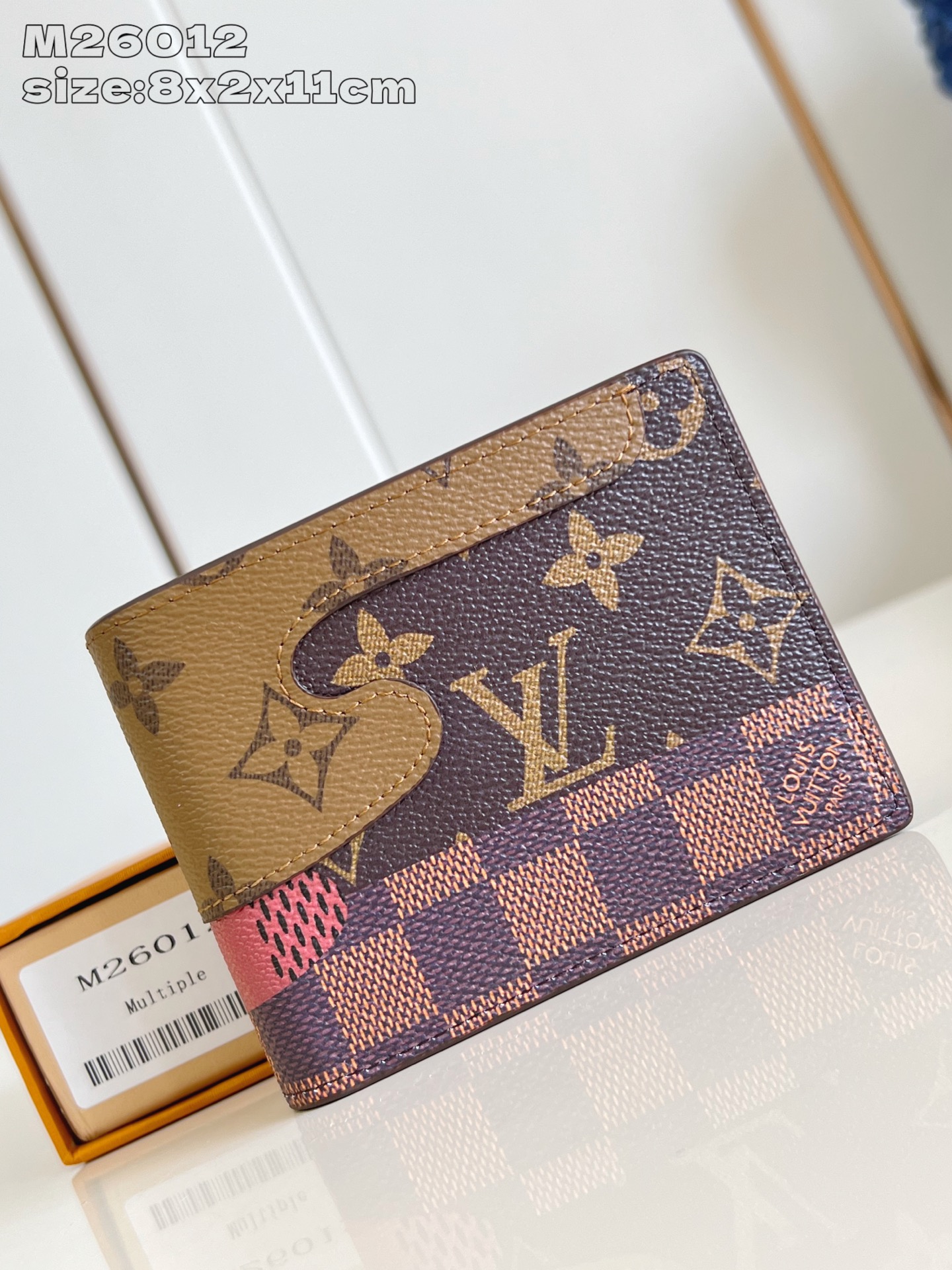 Bagsaaa LV M26012 Slender Wallet - 11cm