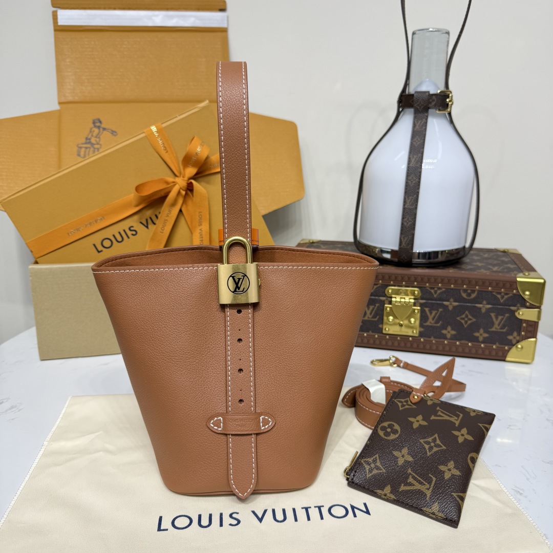 Bagsaaa LV M14416 Low Key All In BB Cognac Brown - 18cm