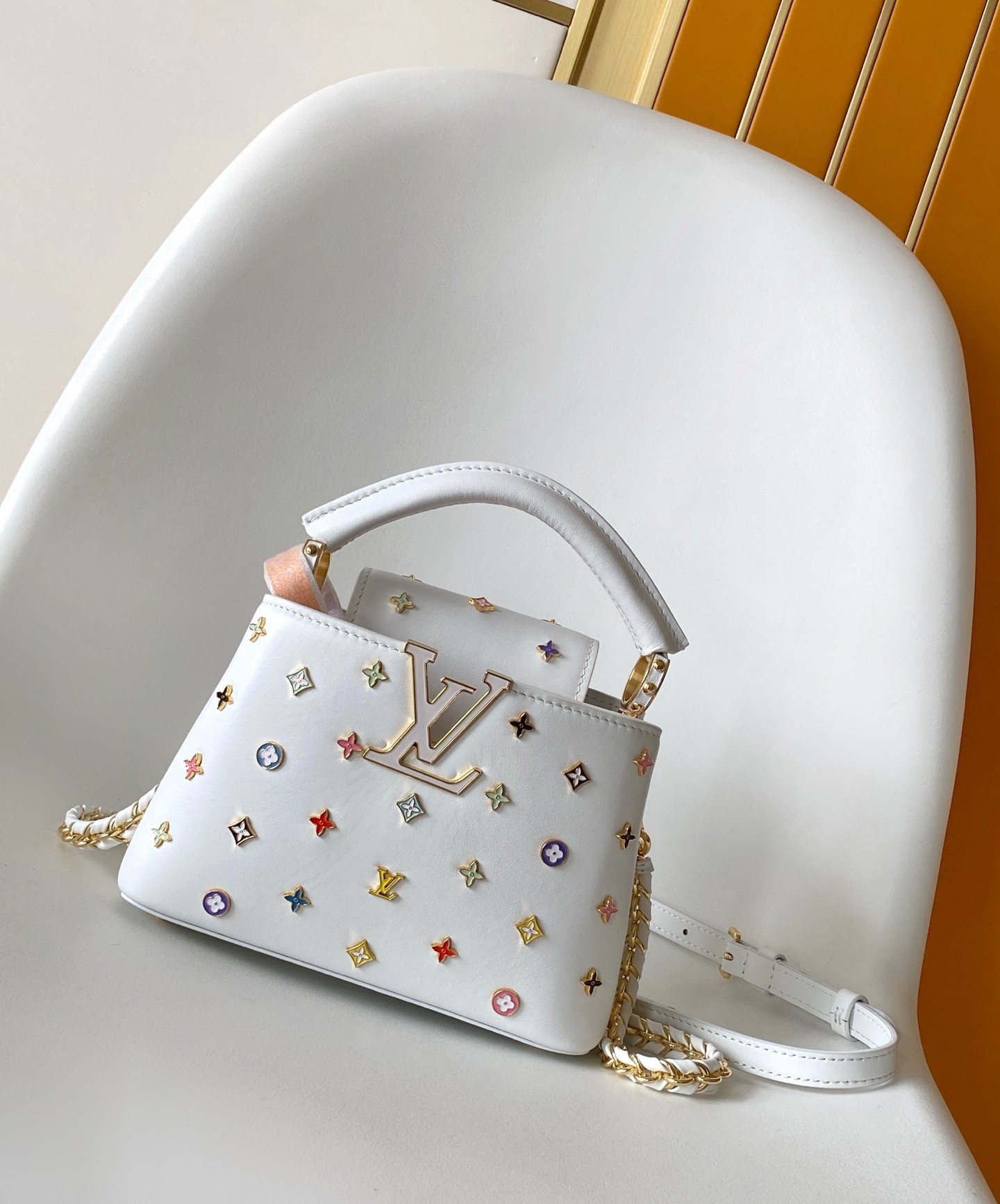 Bagsaaa LV M14165 LV x TM Capucines Mini Multicolored - 21cm