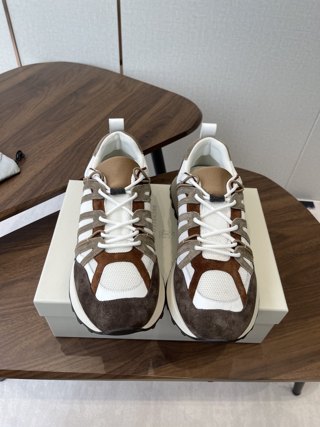 Bagsaaa Brunello Cucinelli Monili-detail sneakers mixed