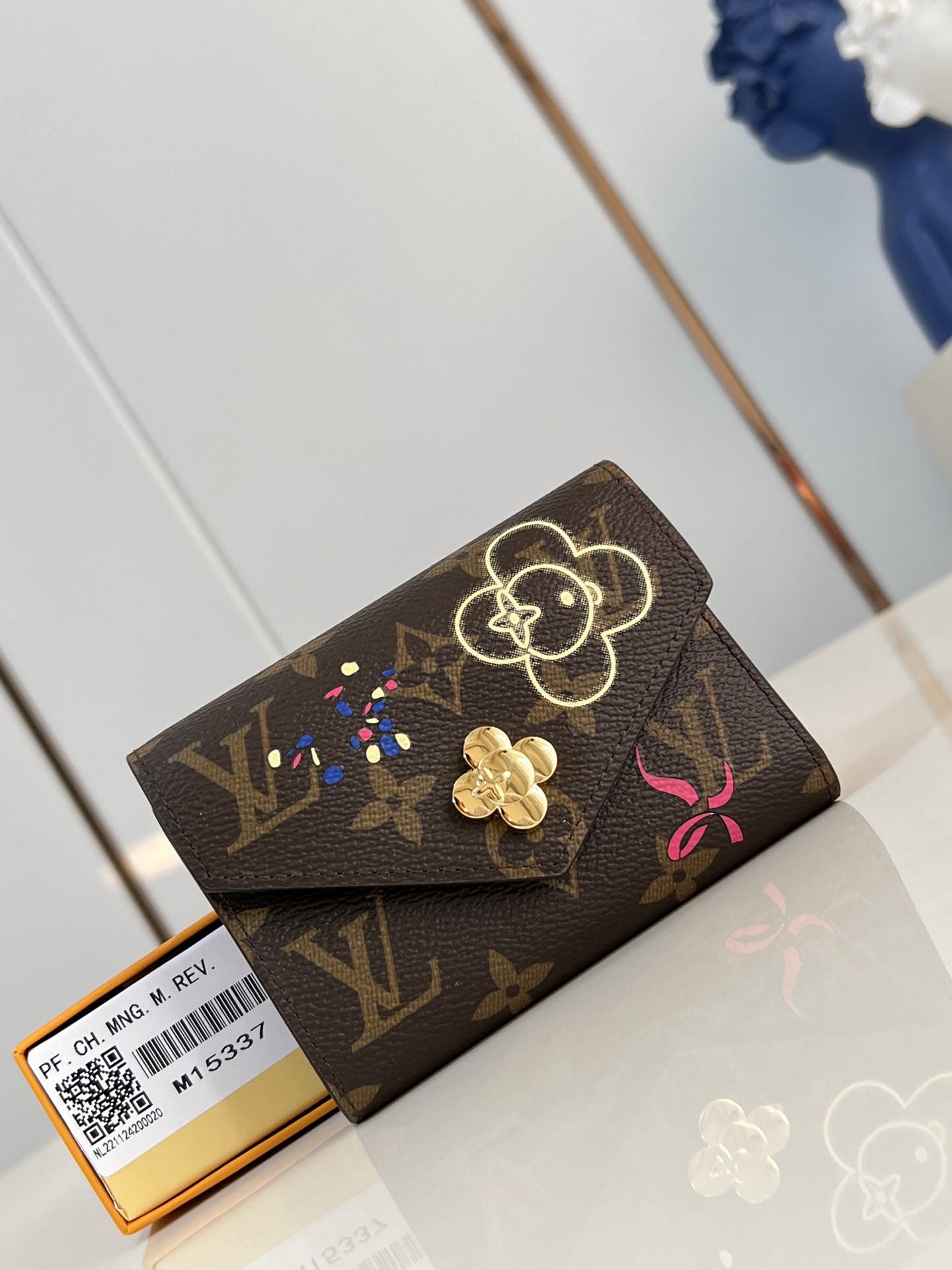 Bagsaaa LV Victorine wallet Vivienne Winter Holiday design M15337 - 9.5cm