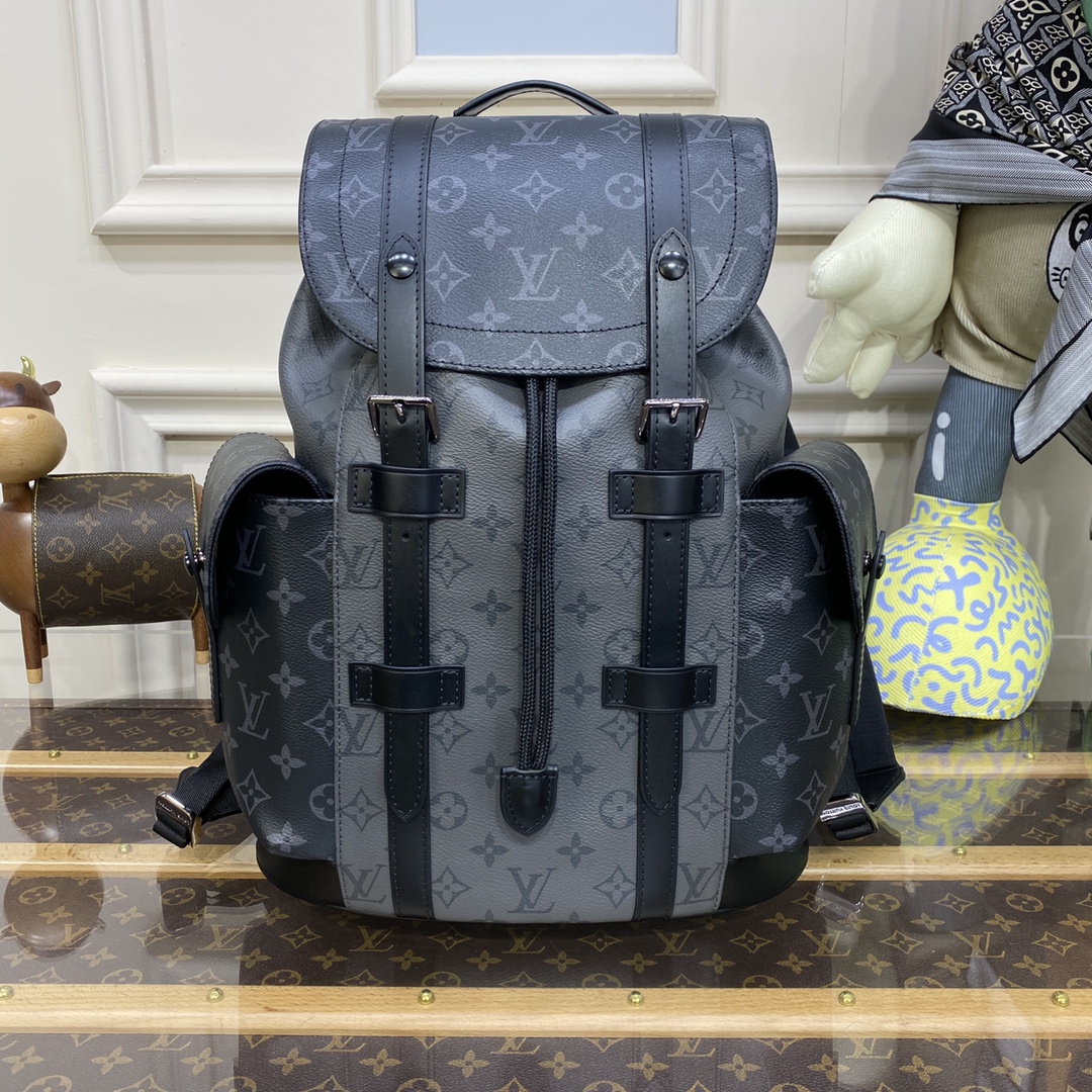 Bagsaaa LV M46331 Christopher PM Backpack - 32 x 39 x 12 cm